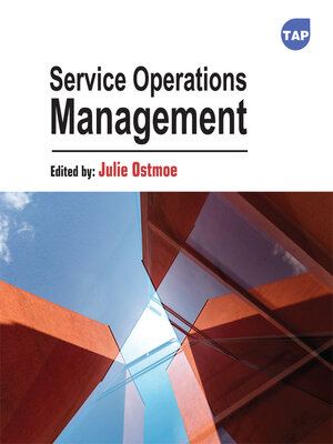 cover image of Service Operations Management